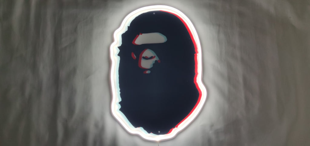 Bape neon signs - custom and handmade