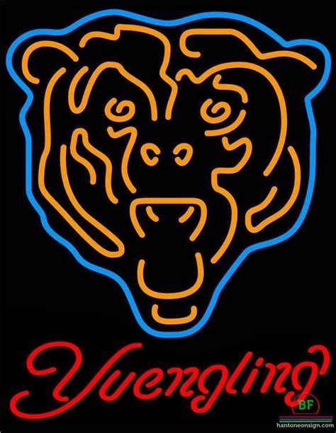 Bear Sign, Bears, Chicago Bears neons