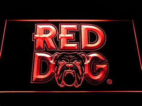 Meilleur signe de néon de chien rouge à vendre pour bar