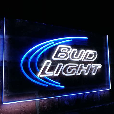 Sign de néon sur le bar et le pub Bud