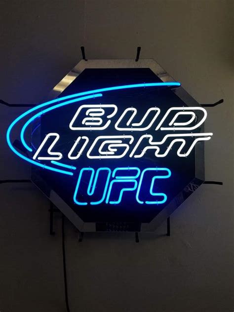 Bar and Pub Bud Light UFC Neon Sign