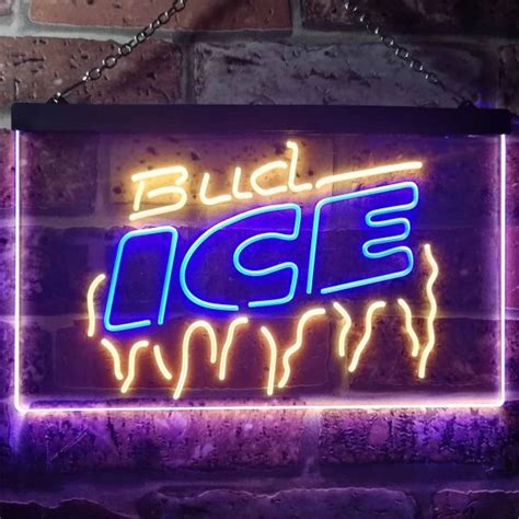 Bud Ice Lights Sign, Full Color Lighting, Promotional neons