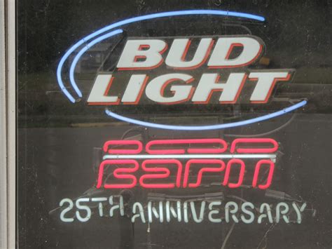 Bud Light Espn 25th Anniversary Neon Sign