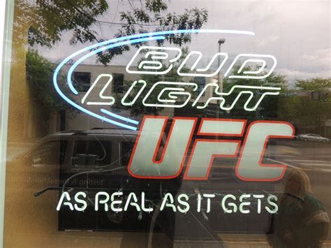 Bud Light Lights Sign, Ufc Bud Light Lights Sign, Lights Sign neons