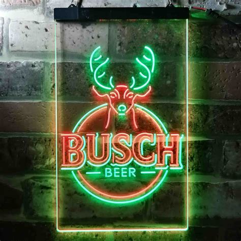 Bar and Pub Busch Beer Neon Sign