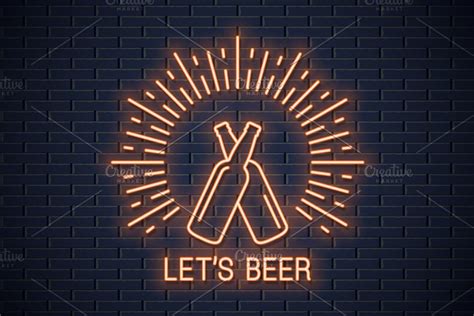 Bar and Pub Buy Neon Beer Bottles online