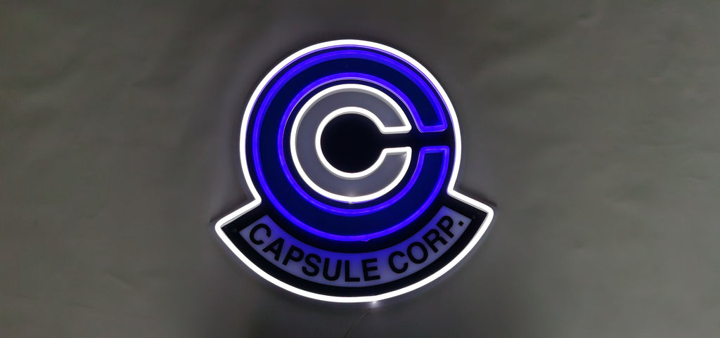 Signe de lumière LED Capsule Corp