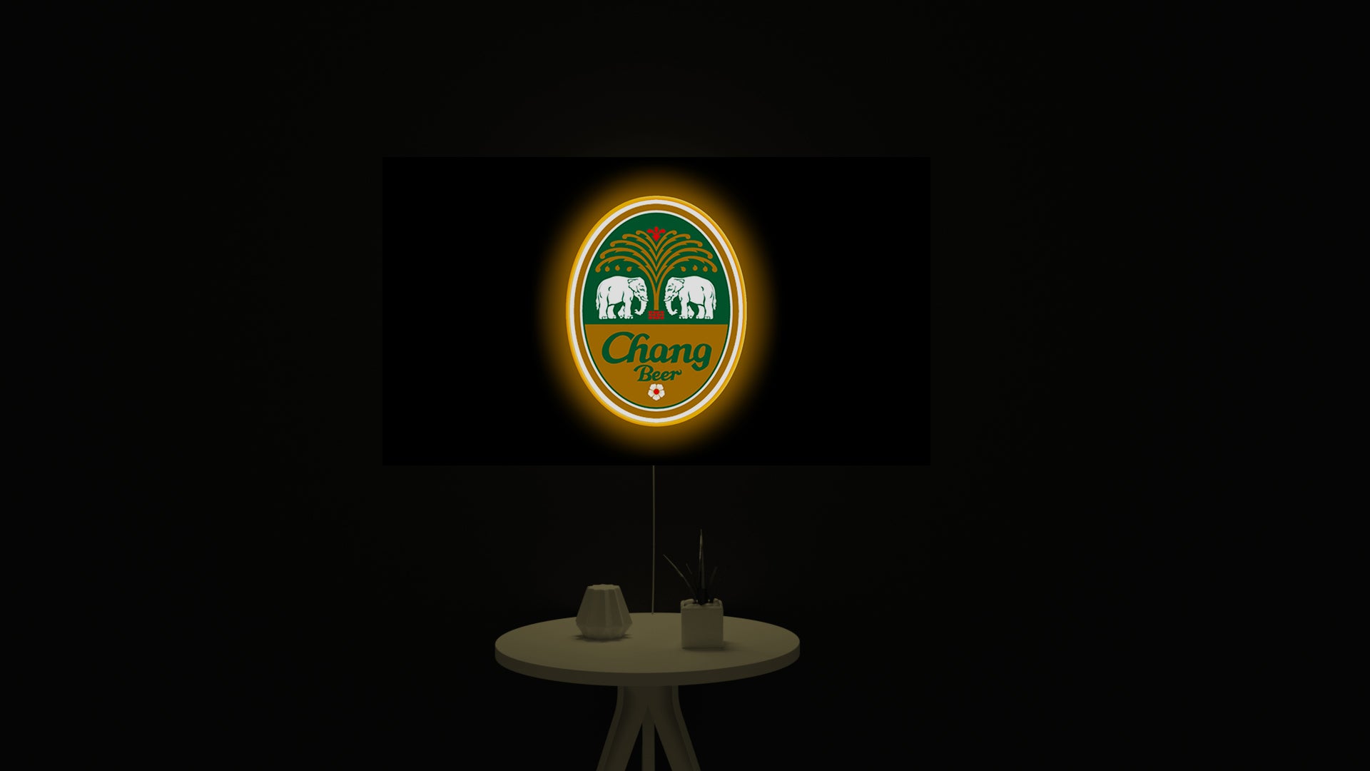 Chang Beer led light sign