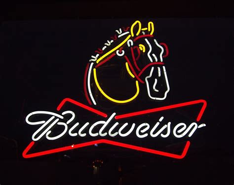 Clydesdale Neon Sign | Budweiser