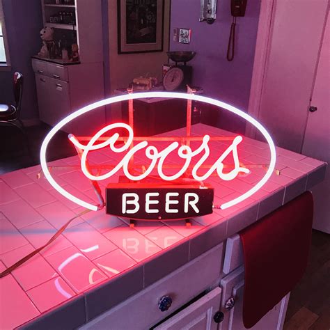 Colorado Coors Light Neon Sign