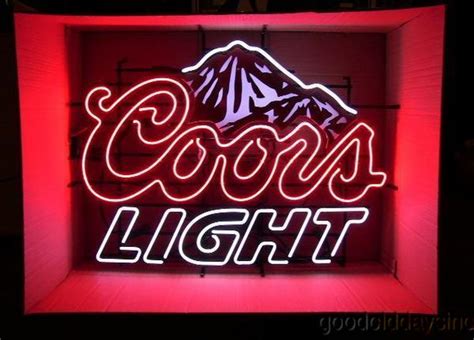 Coors Light Lighted Beer Sign - Coors Light for bar
