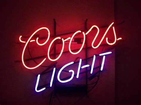 Coors Light Neon Sign for Sale