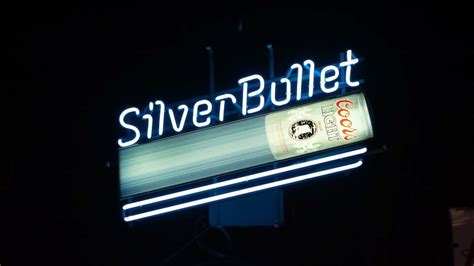Coors Light Silver Bullet Lighted Sign for bar