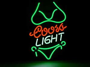 COORS Light Bikini Lights Signe Neons