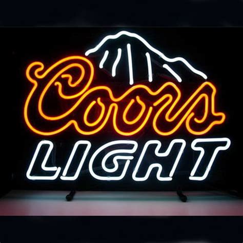 Enseigne au Néon Coors Light, Enseignes au Néon Coors Light, Enseignes au Néon Coors