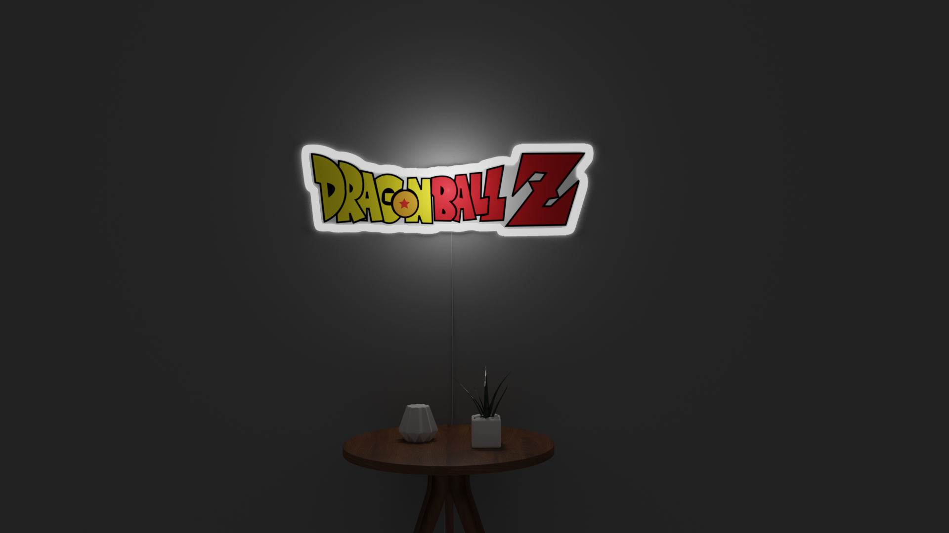 DragonBall Z Logo neon sign