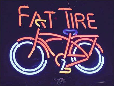 Bar and Pub Fat Tire Neon Sign for Sale