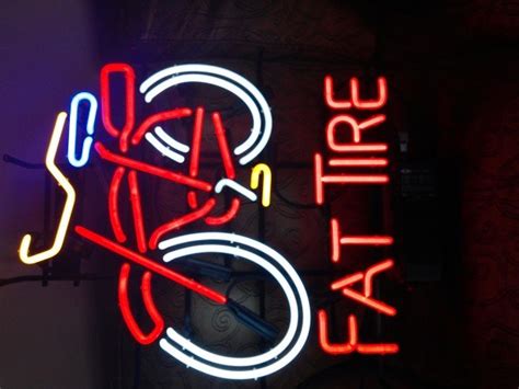 Fat Tire Neon Sign for Sale