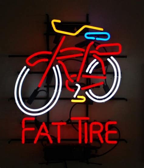 Fat Tire Neon Sign