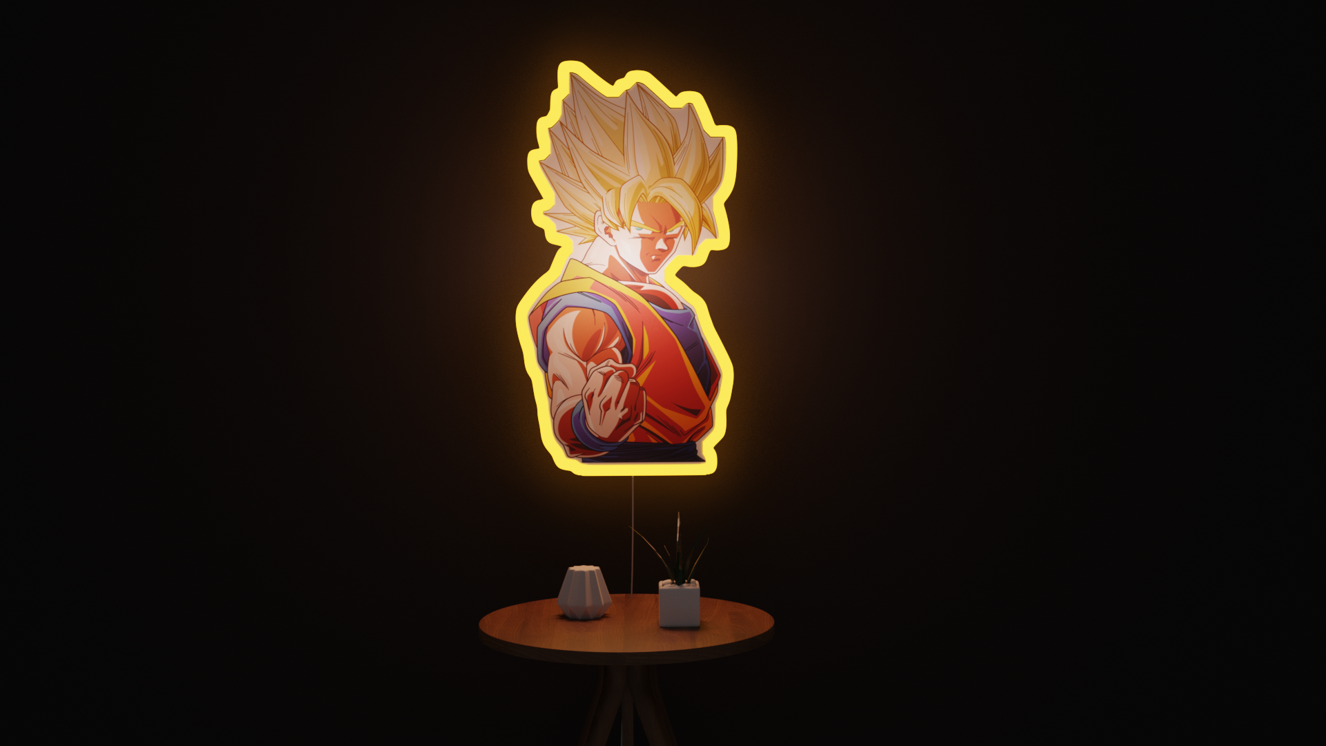 GOKU DRAGON BALL Z signe néon