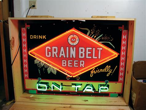 Bar and Pub Grain Belt Beer Neon Sign