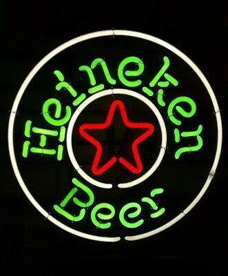 Heineken Beer Neon Light for bar