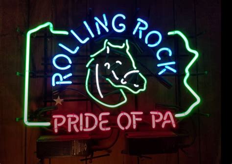 Help Me Find Rolling Rock Neon Sign
