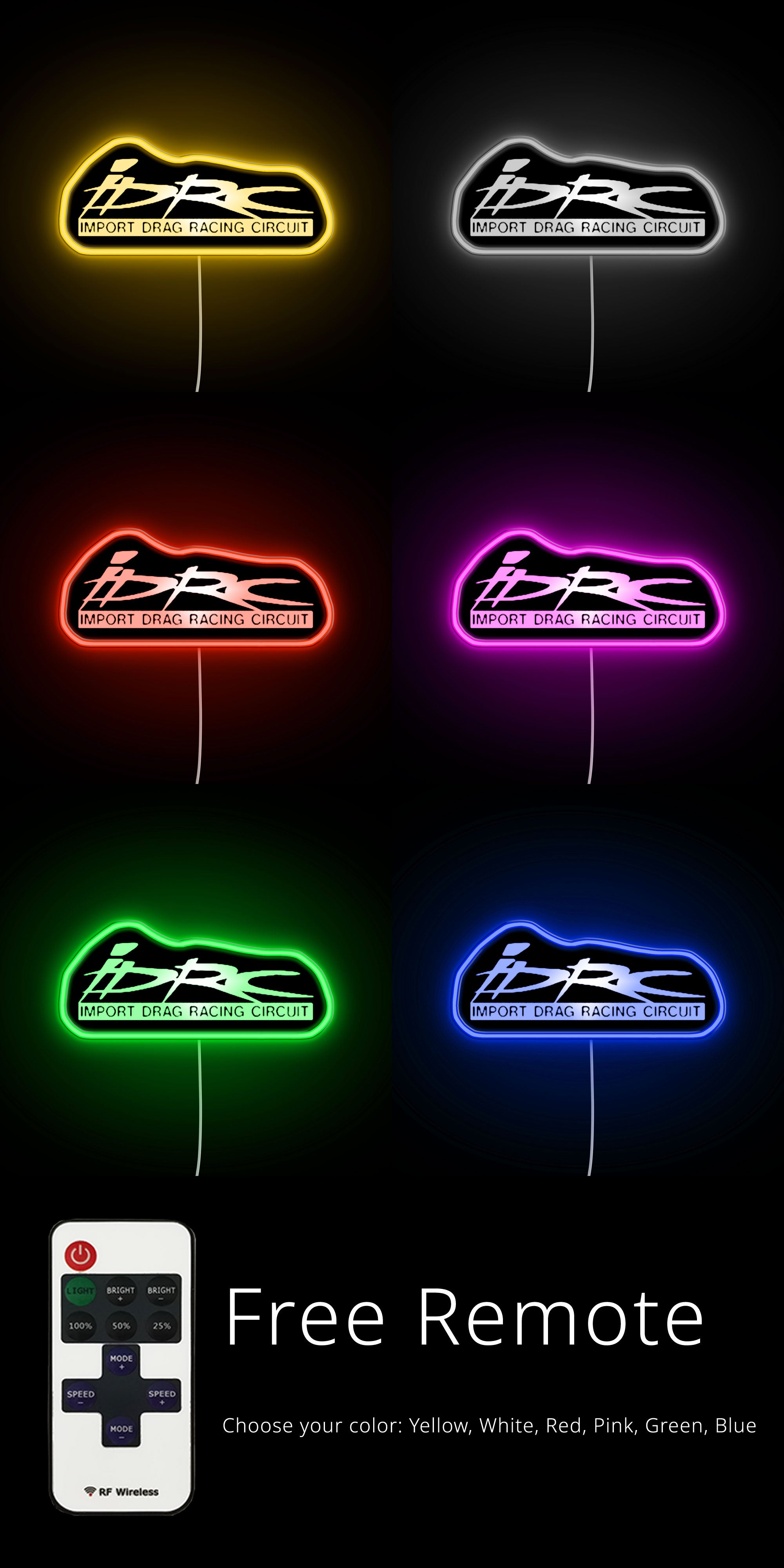 Import Drag Racing Circuit neon signs