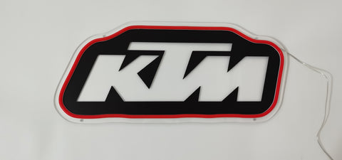 KTM neon sign