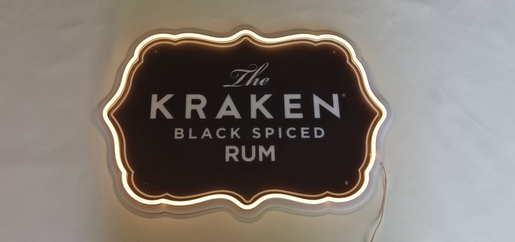 Signes de néon kraken