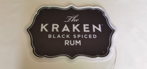 Kraken rum led sign
