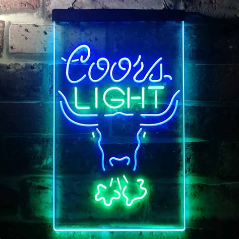 Large Coors Light Neon Sign