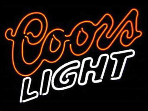 Lettering from Coors Light