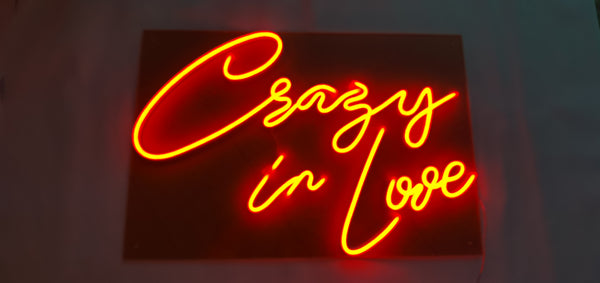 Crazy in Love neon sign