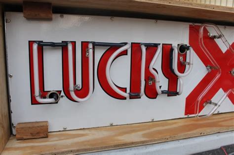 Lucky Lager Neon Sign for bar