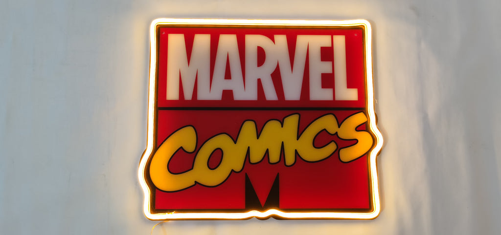 MARVEL COMICS WALL NEON SIGN