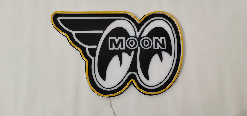 Moonyes Racing Car Neon Sign