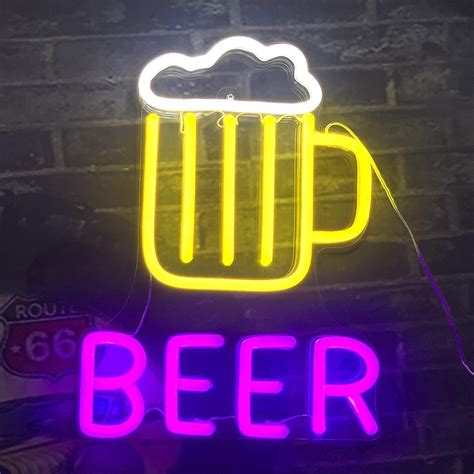 Neon Beer Bar Signs for Your Beer Garden