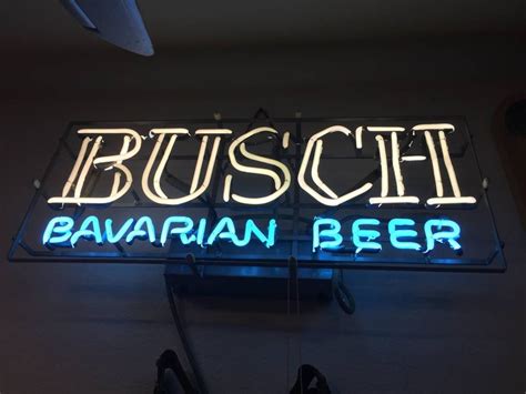 Neon Busch Beer Sign