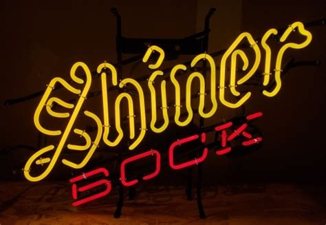 Neon Signs: Shiner Neon Sign for Your Business or Event for bar