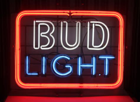 Neon Beer Signs, Bud Light