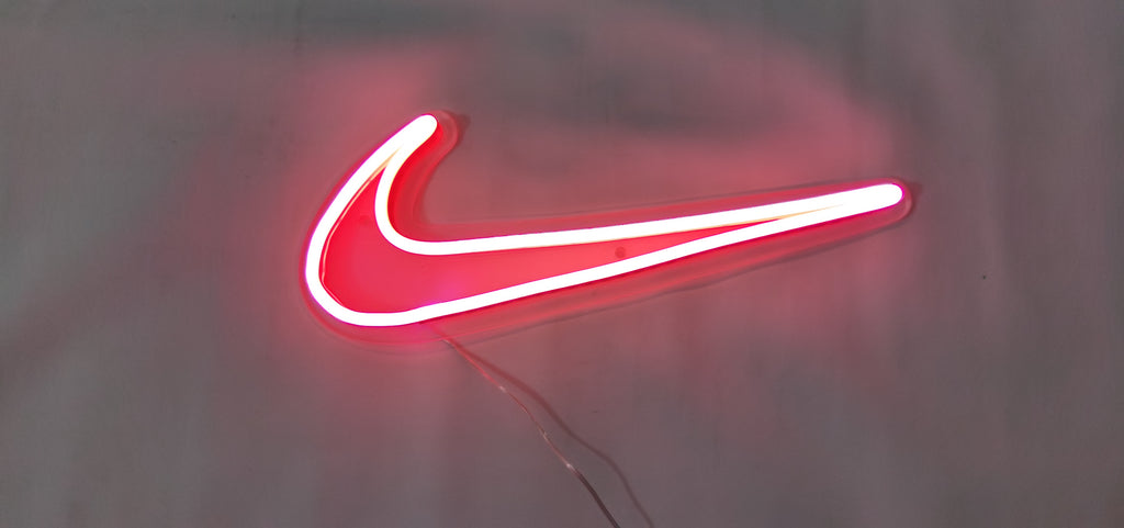 Nike Logo Neon Sign - Idéal pour les cadeaux personnalisés