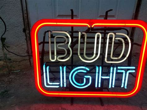 Old Bud Light Neon Signs For Sale