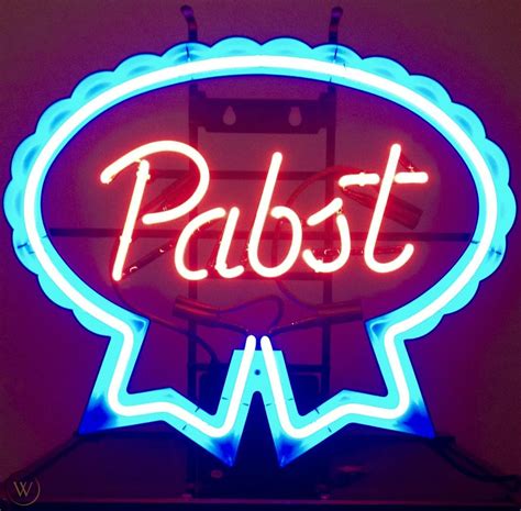 Pabst Blue Ribbon Neon Sign for Sale