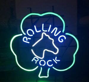 Rolling Rock Light Up Sign neons