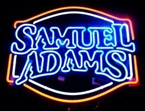 Bar et pub Sam Adams Sign de bière néon