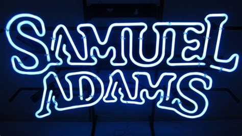 Le signe des lumières de la bière Samuel Adams Neons