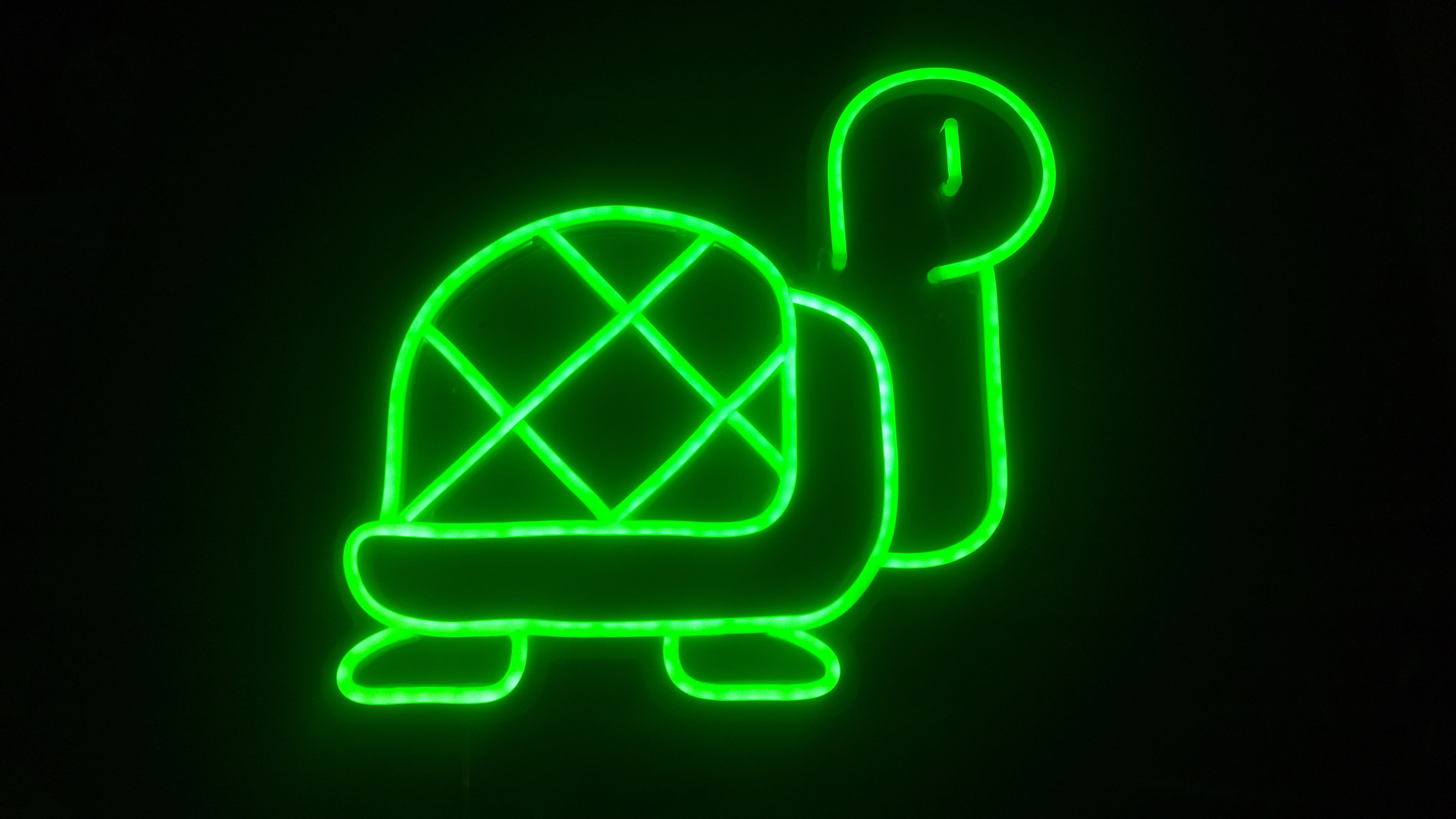 Signe LED de Mario Turtle Neon