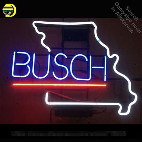 Vintage Busch Light Neon Sign