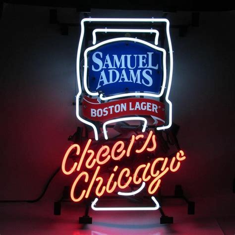 Vintage Sam Adams Lights Signe de bière Neons